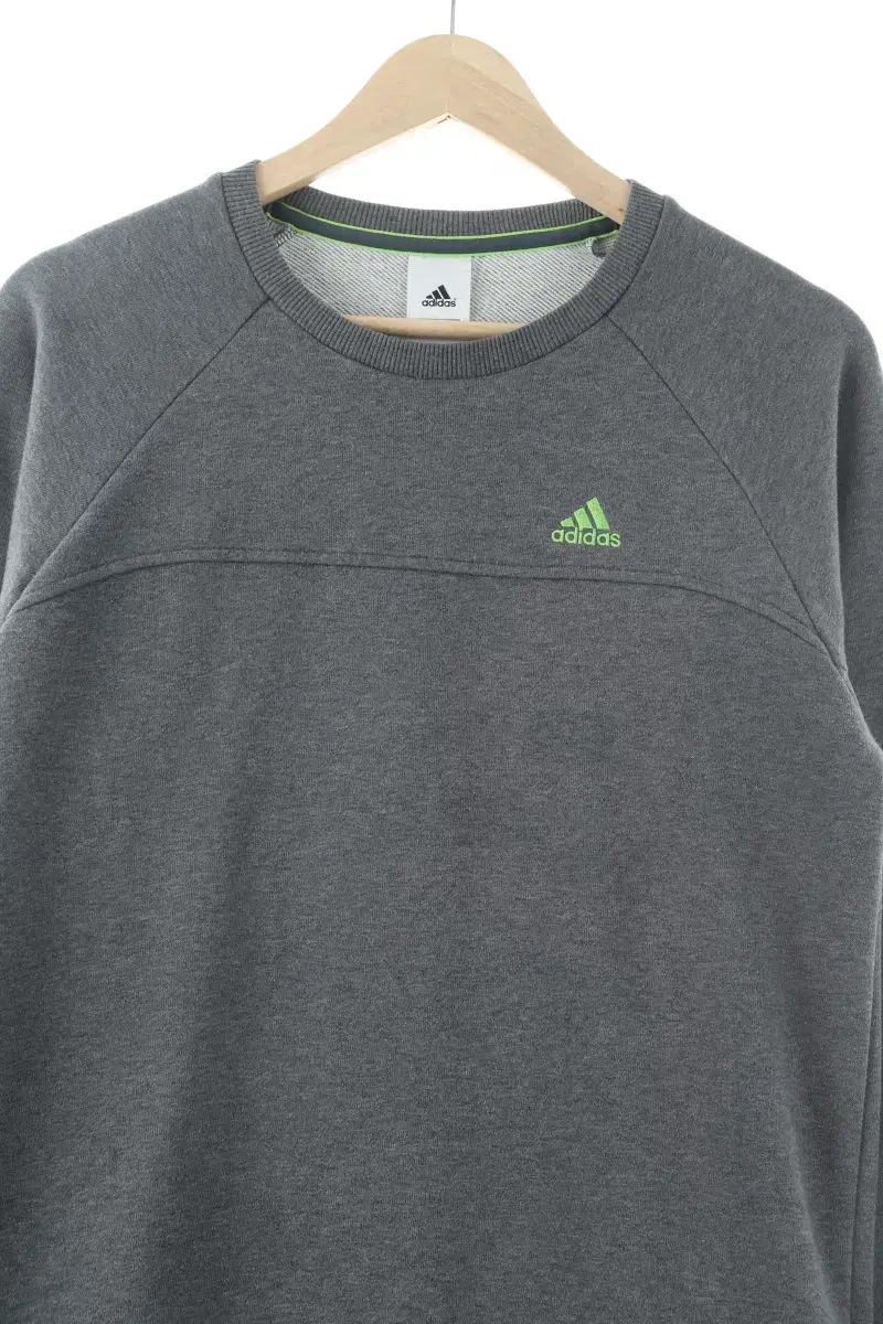 (M) Adidas Man to Man T-Shirt Gray Old School Limited Edition - 10691