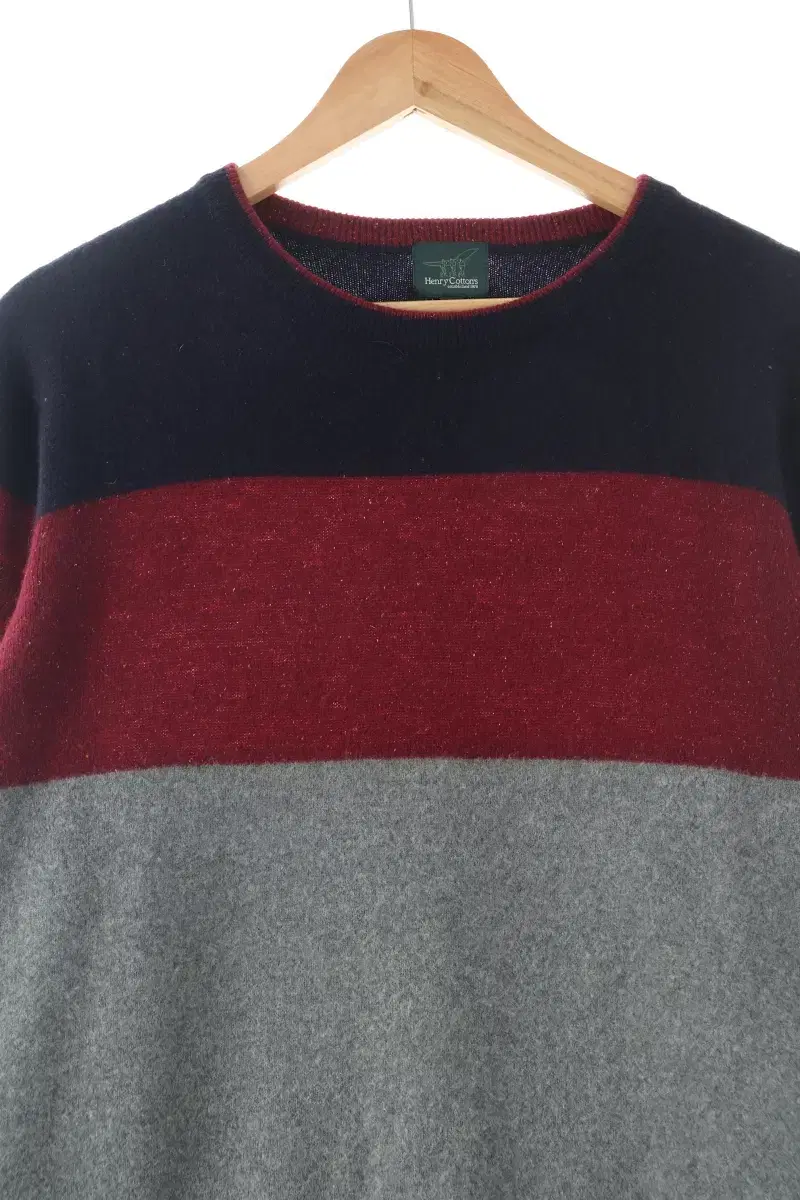 (XL) Henry Cotton Knit Colormix Wool Limited Edition-105C0