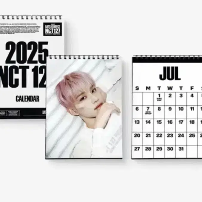 2025 nct127 달력 분철