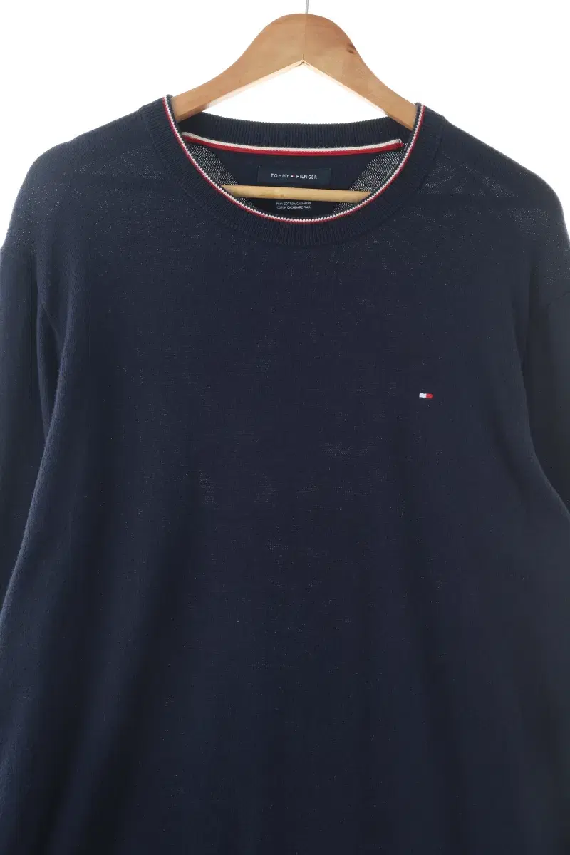 (XL) Tommy Hilfiger Knit Navy Old School Loose Fit-105C6