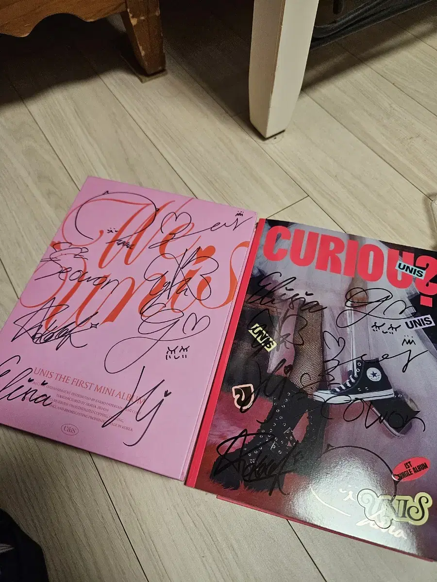 Eunice UNIS Handwritten sign album wts unreleased photocard Photocard