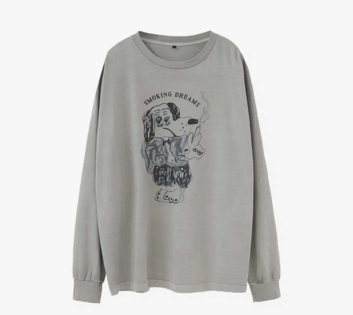 [2]Polyester Bloody Dog Hank Long Sleeve