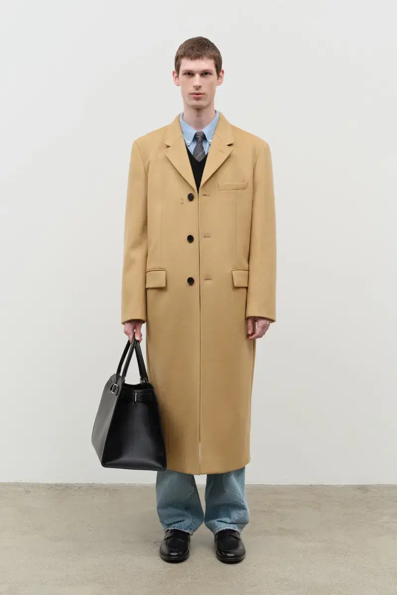 Dunst Three-button Coat M Beige Camel