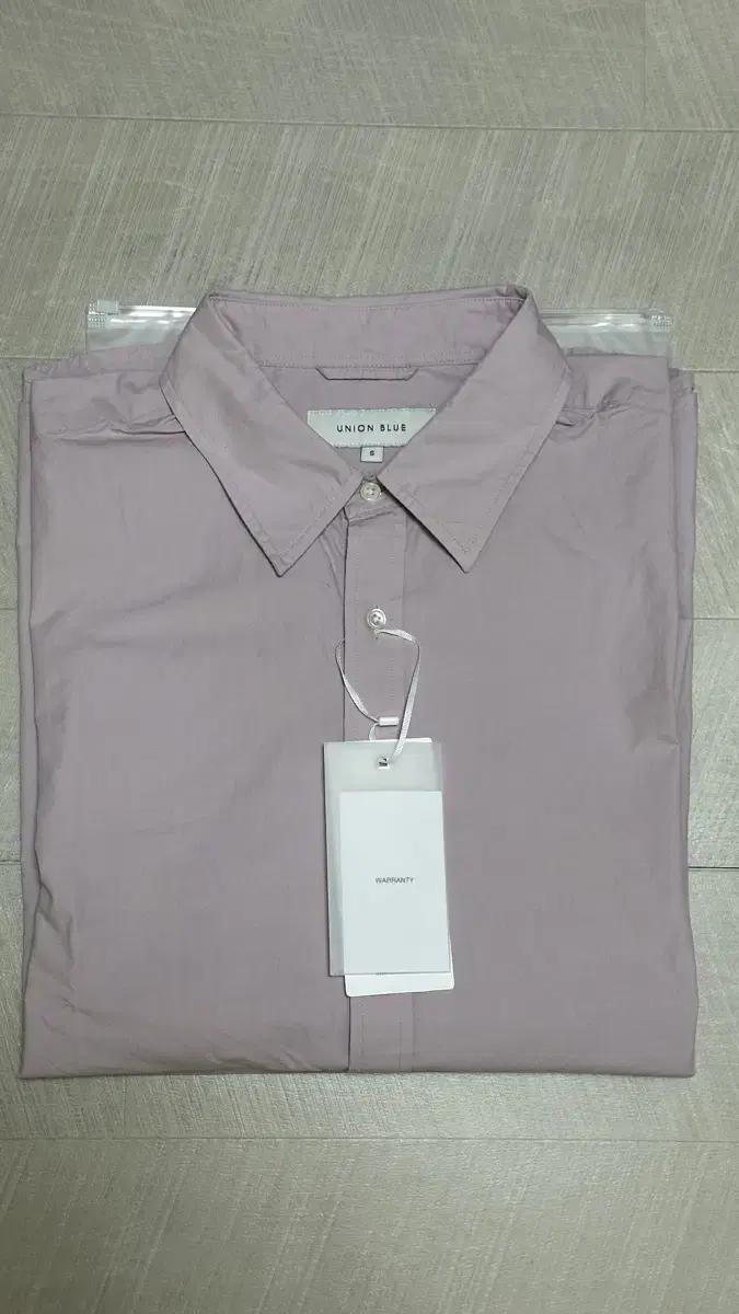 Union Blue Laundry Shirt Gray Pink S