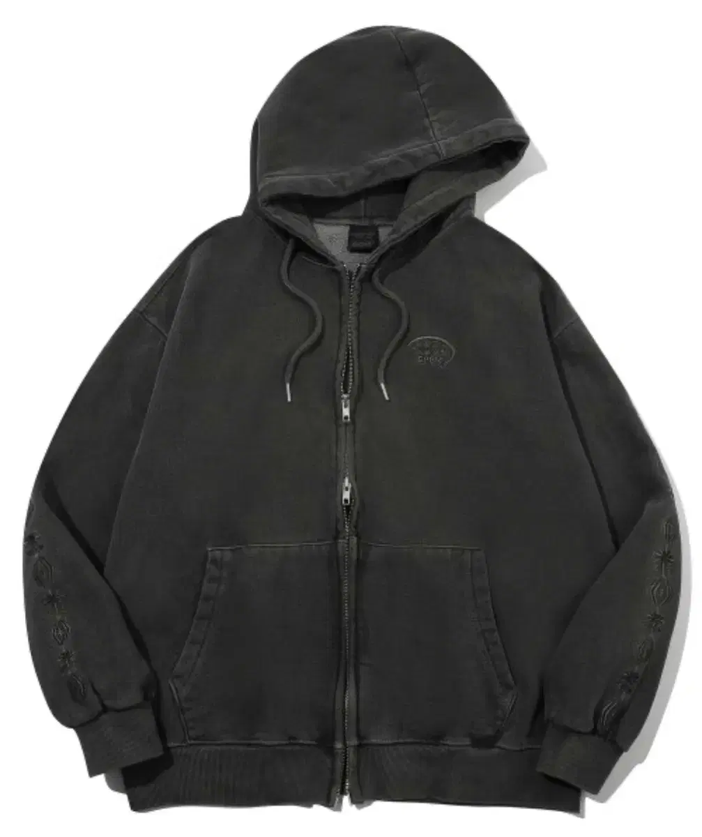 Campagno Pigmented Hoodie Zipped Up L