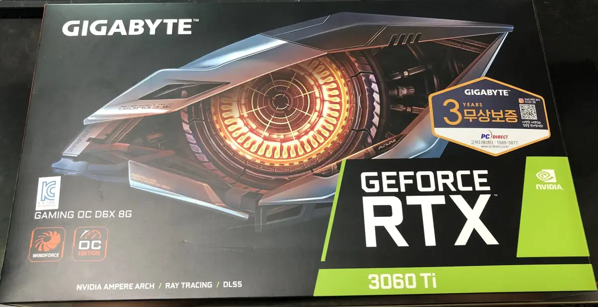 기가바이트 3060ti oc d6x 8gb (피씨디렉트)