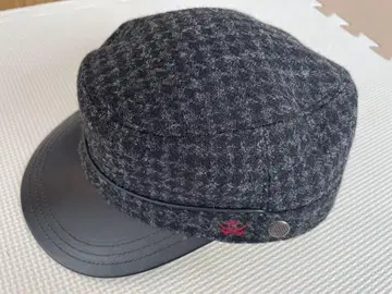 해리스 트위드 xRJB 캡 그레이 체크 하운드투스 체크 프리 사이즈