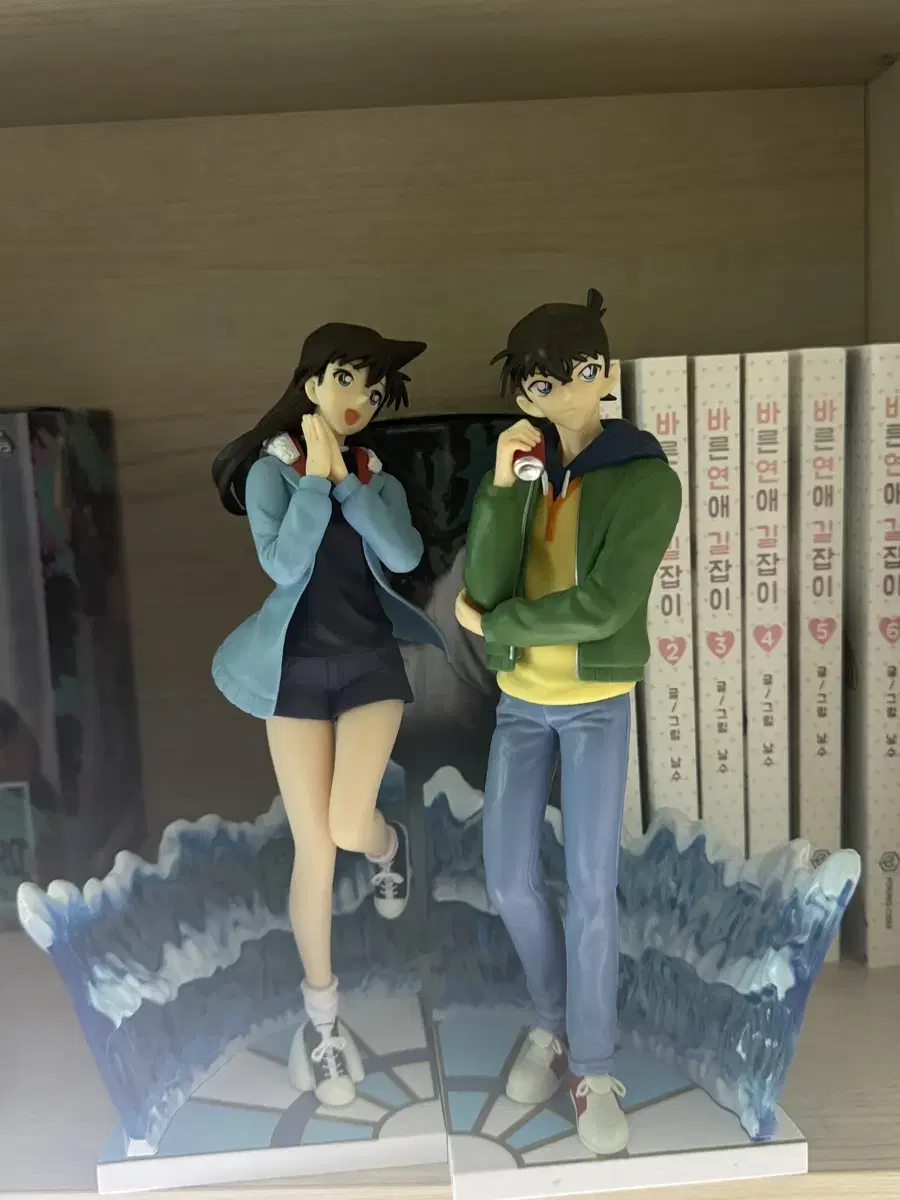 Detective Conan Kudo Shinichimori Ran Miran figure