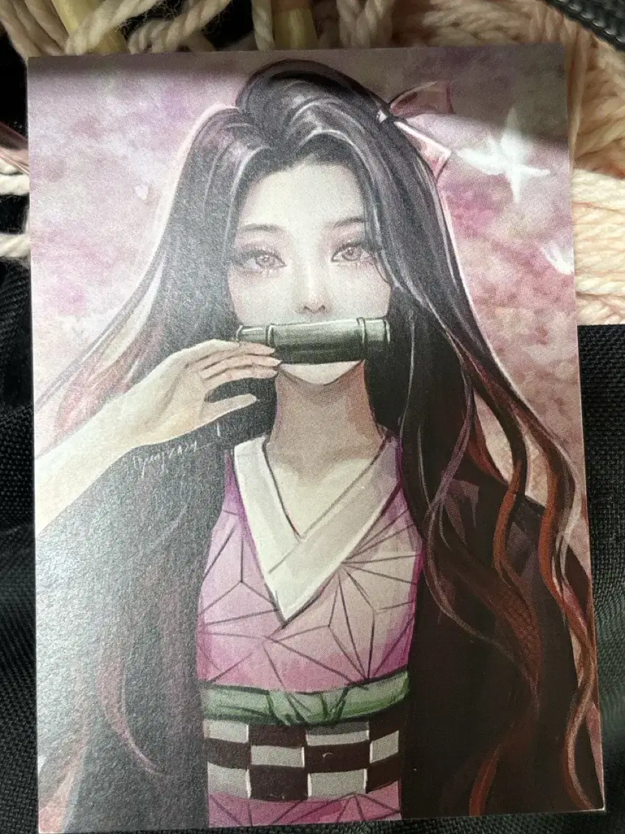 Demon Slayer Earblade Nezuko Shinobu Hyunpichi postcard Sells