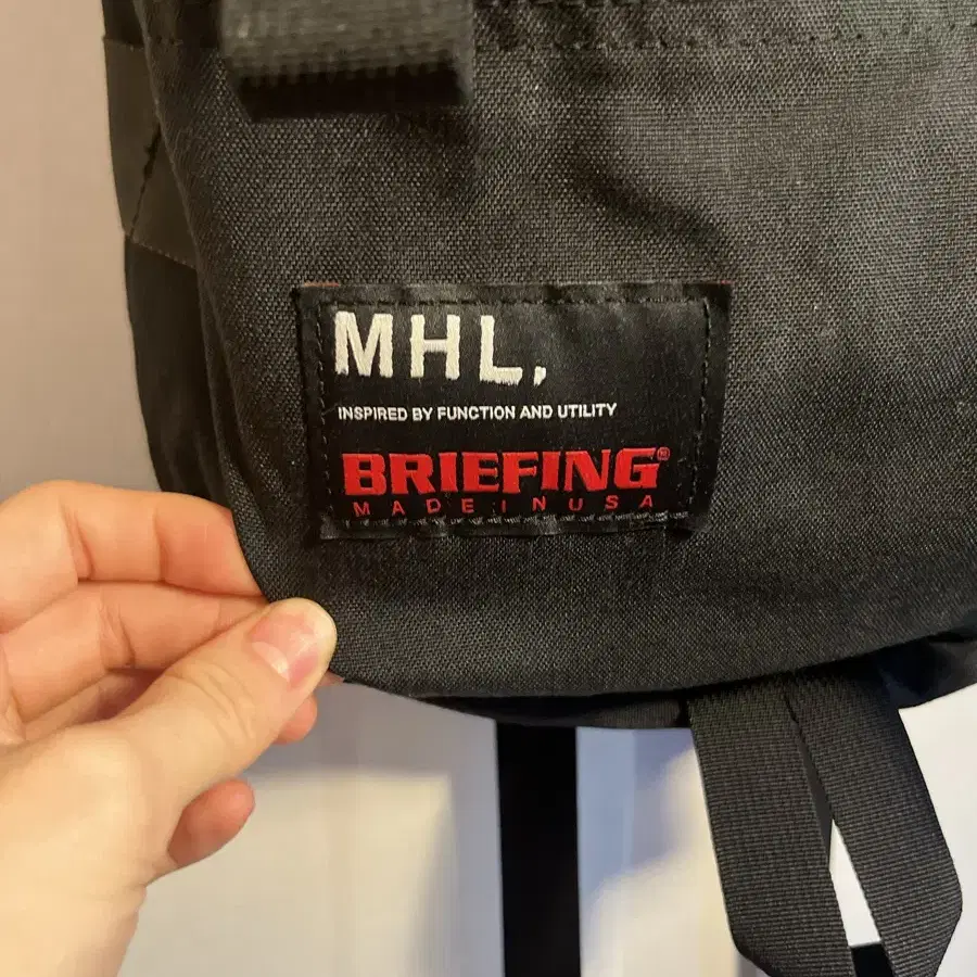 BRIEFING . MHL 콜라보 RUCKSACK(희귀매물)