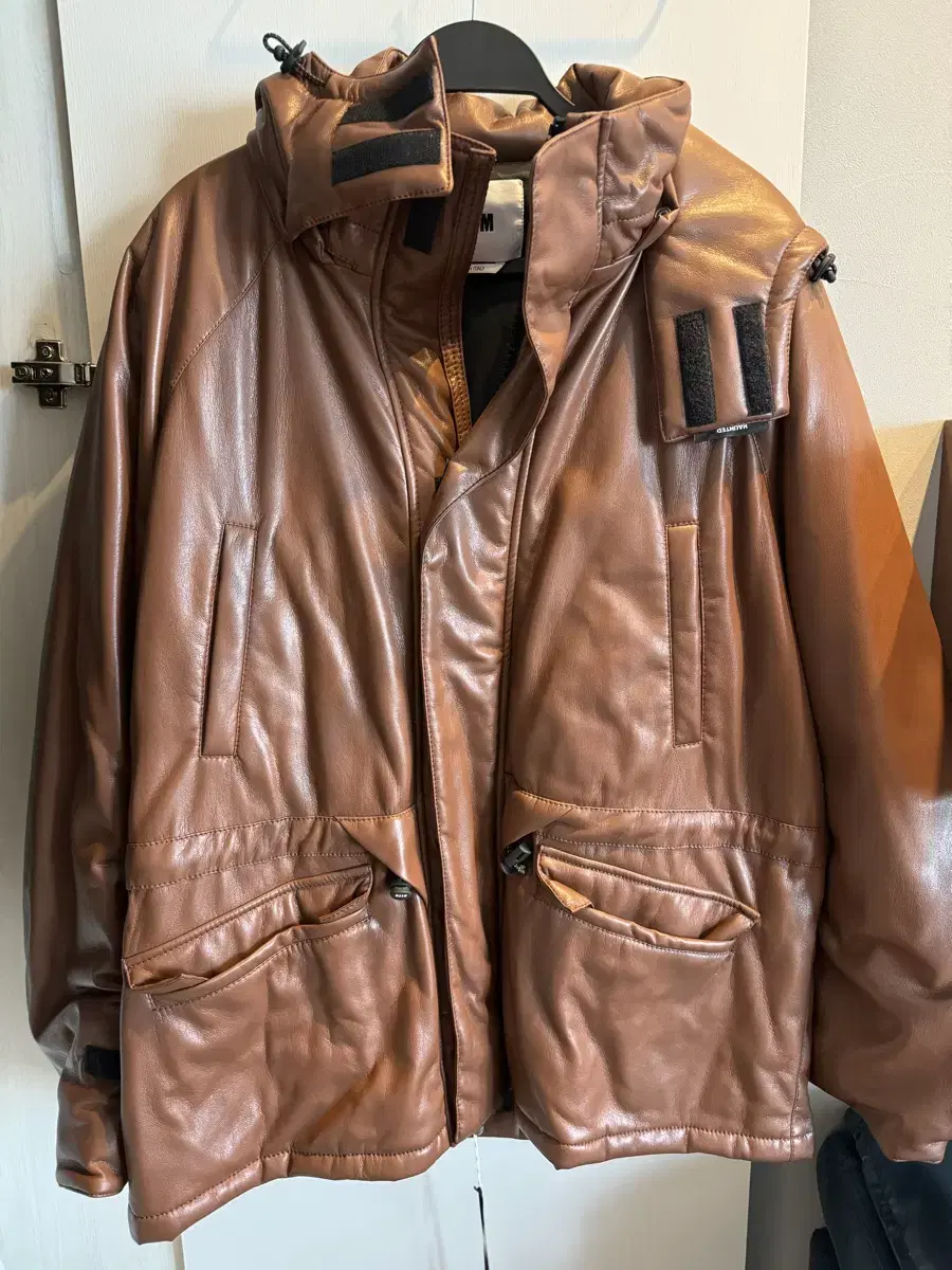 MSGM Leather Jacket size 48