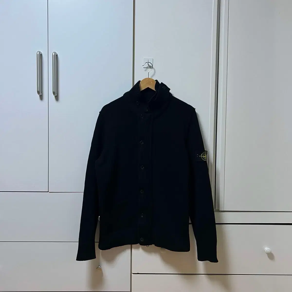 (XL)Stone Island Lambswool Knit Cardigan