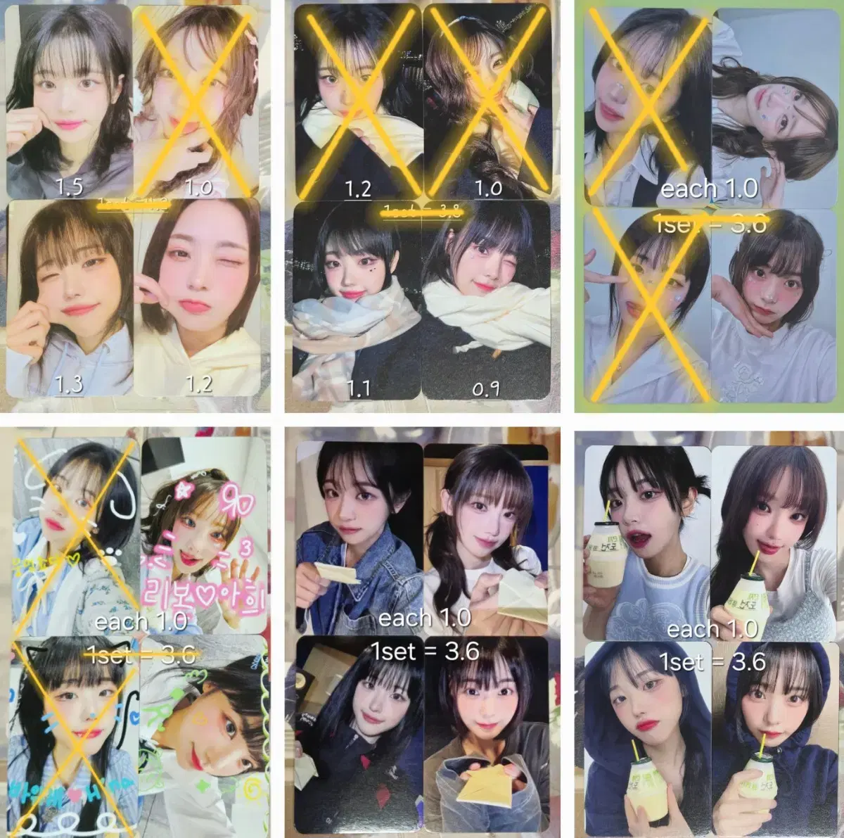 QWER unreleased photocard wts 해용! DimaMu beatroad kpop store chodanma gentahina siyeon