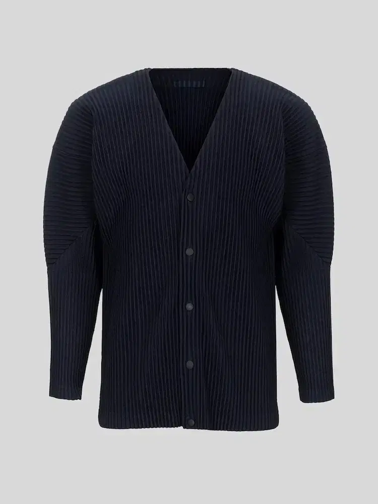 New Arrivals) Pleated Homme Mélisse Issey Miyake Cardigan-Navy