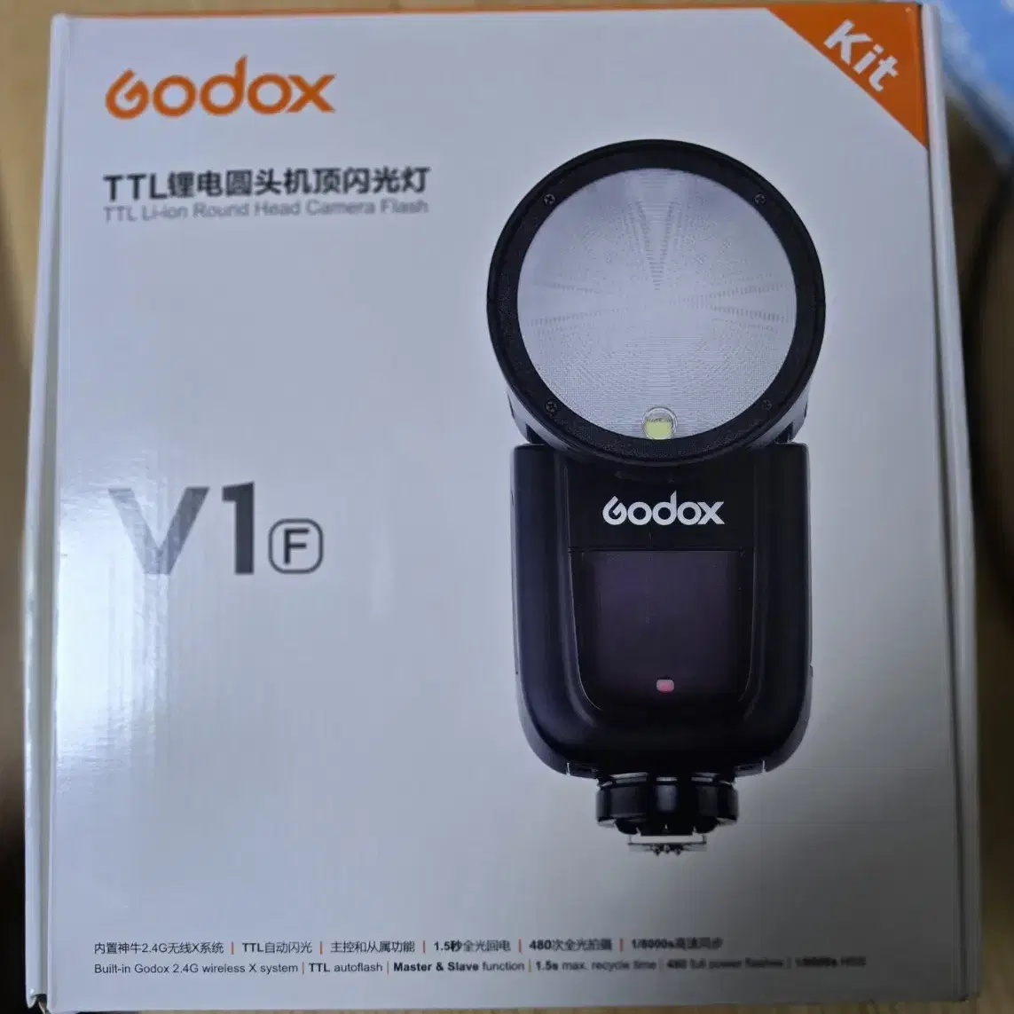 GODOX V1 플래쉬 +Xpro ii 동조기