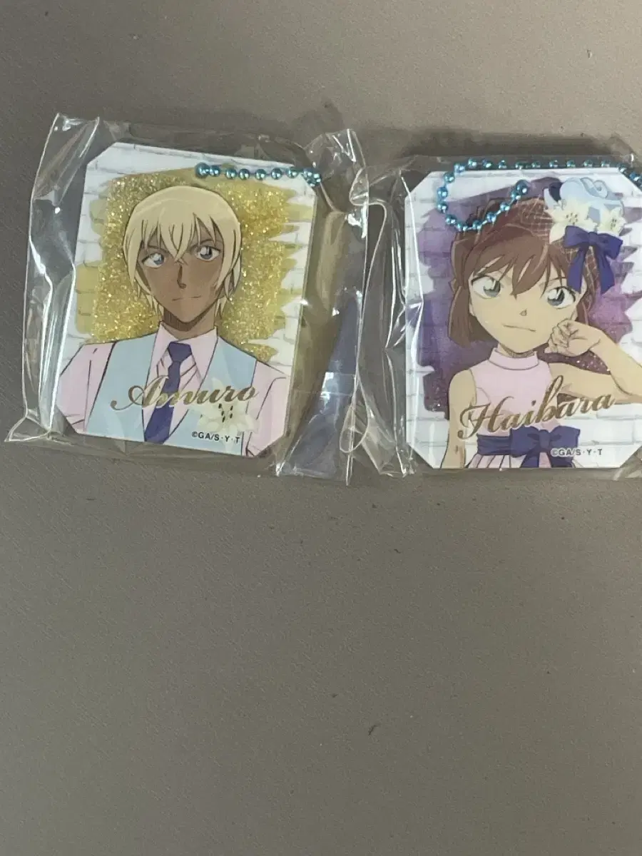 Detective Conan acrylic keyring Amuro Furuya Haibara Anjian Hong Jangmi