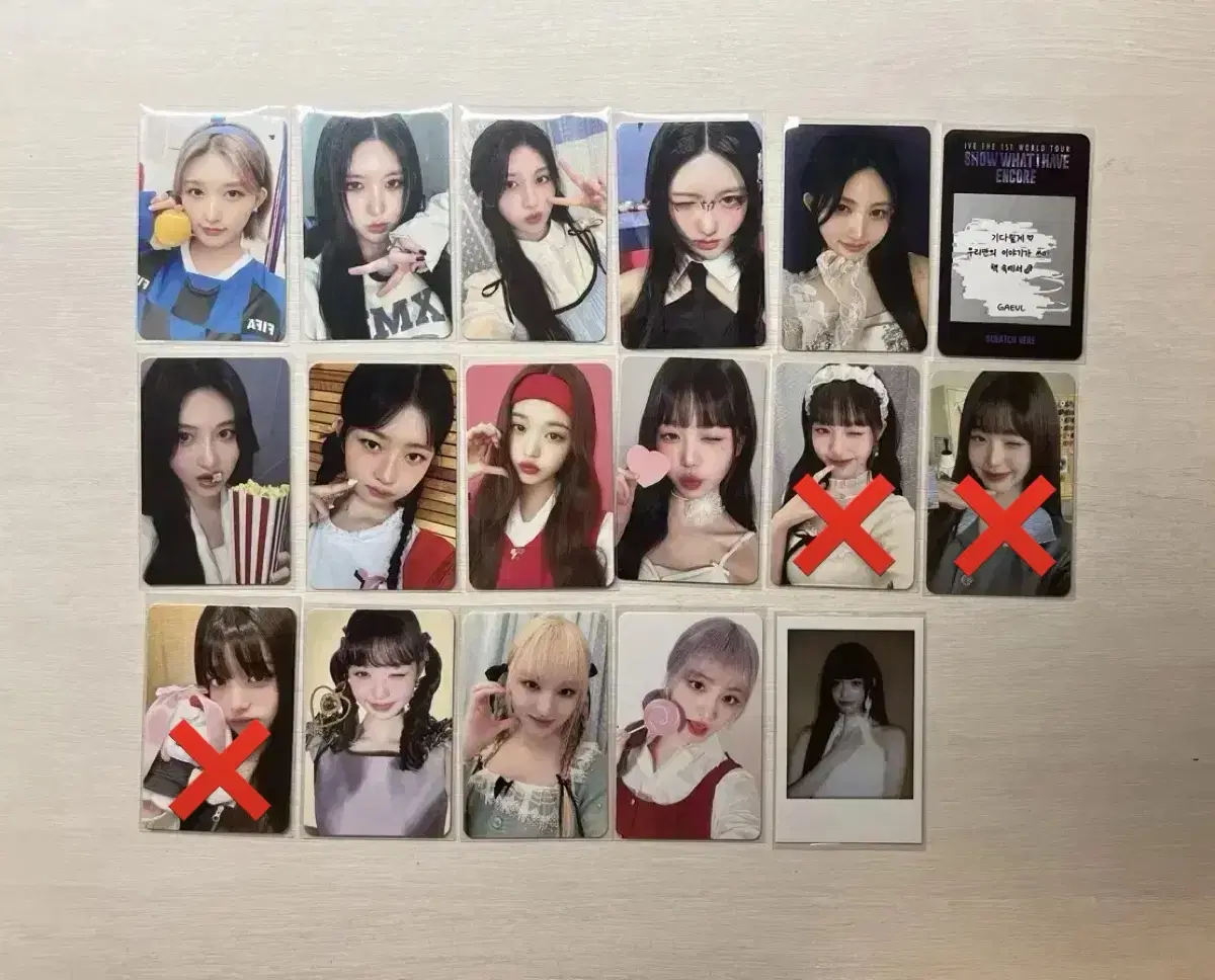 ive photocard bulk wts