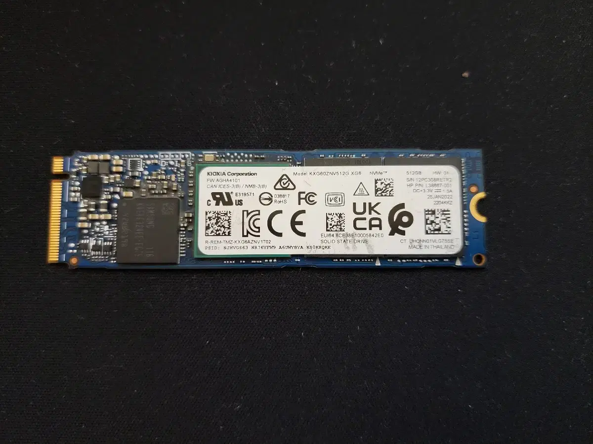 컴퓨터 저장장치 키오시아(도시바) KXG60NV512G 512GB