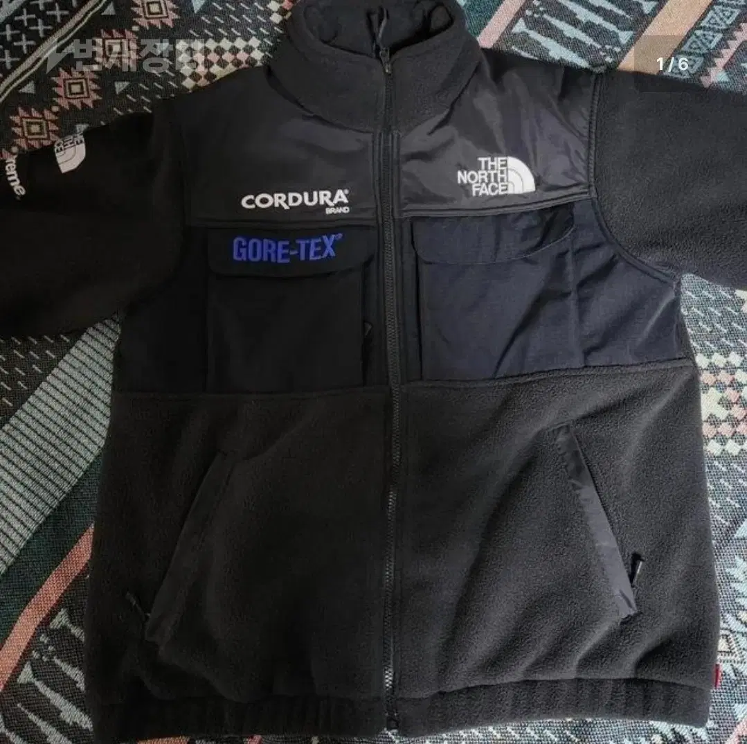 size M) North Face X Supreme 18FW Fleece Jacket