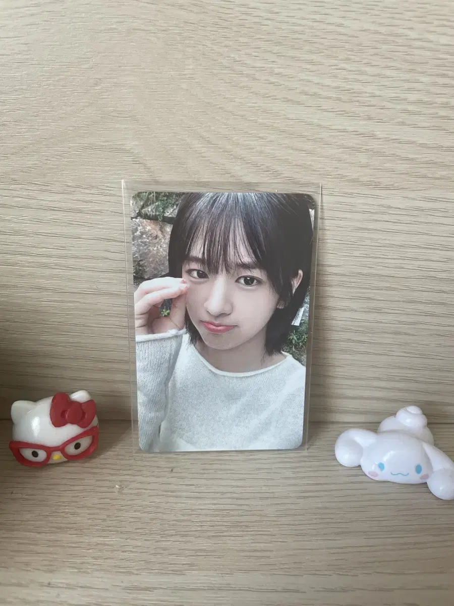 ive ahn yujin with muu photocard