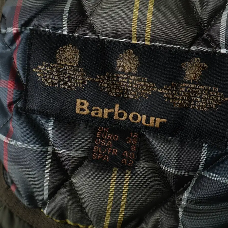 66/Barbour 바버 레이디 타탄 베티 라이너