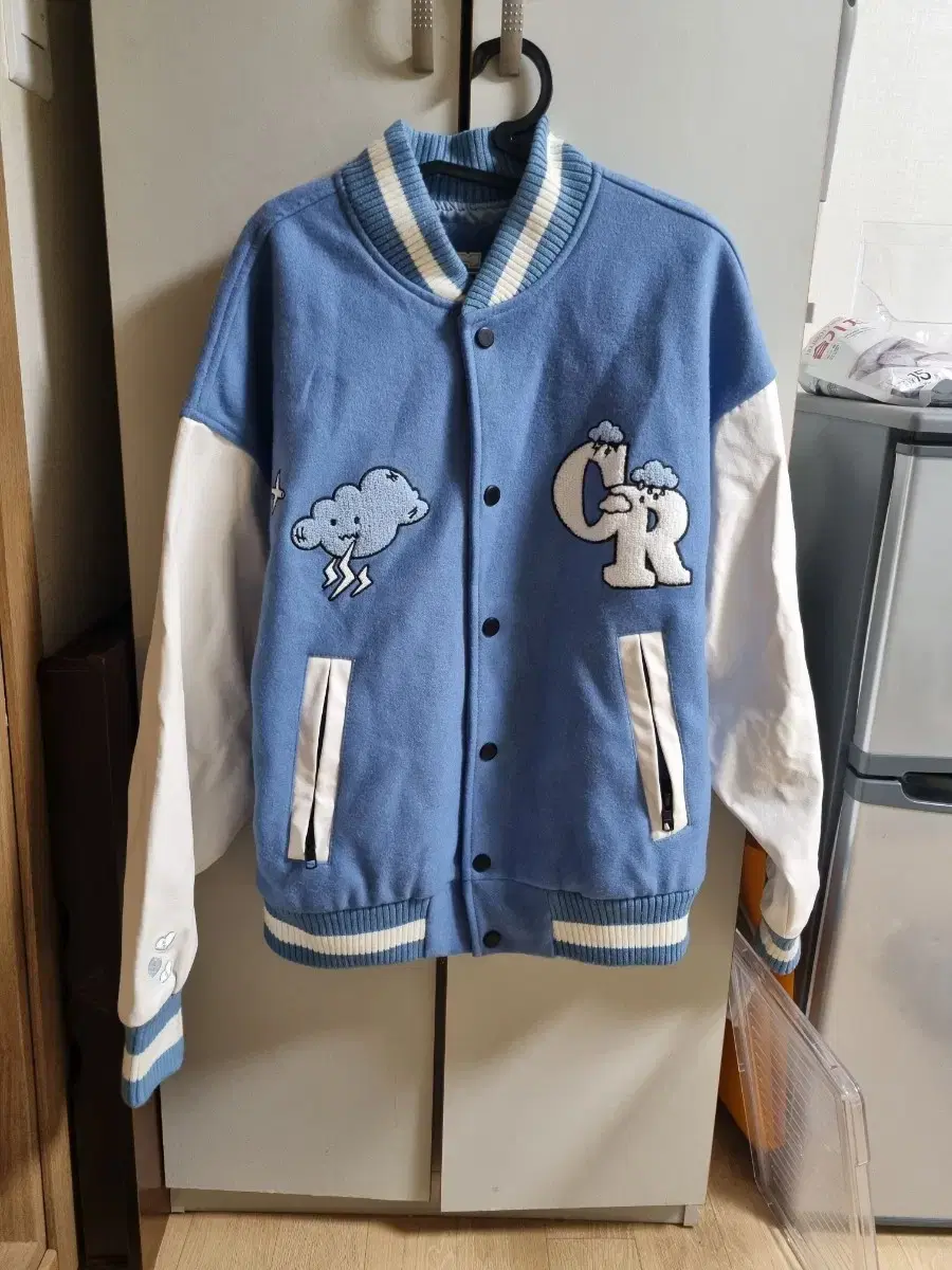 Sky bloo Varsity Jacket