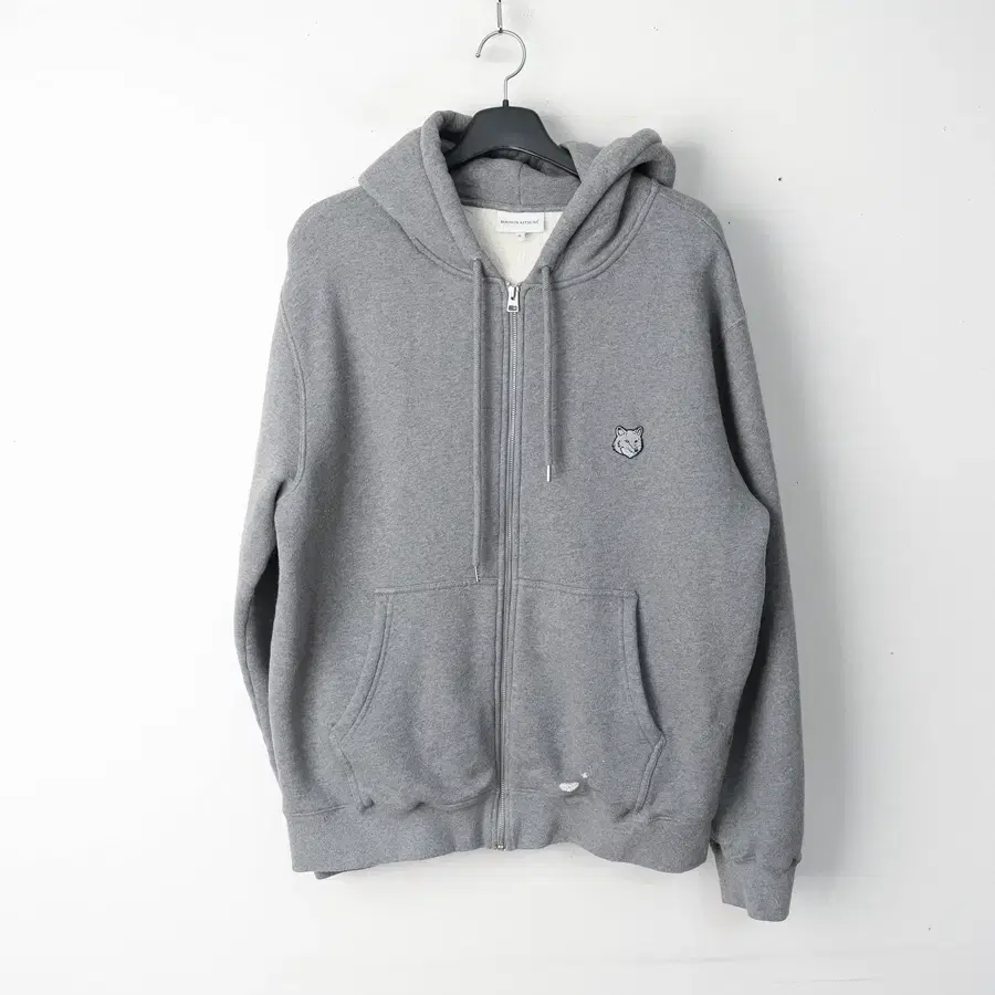 105/Maison Kitsune 24FW Brushed cotton hooded jacket