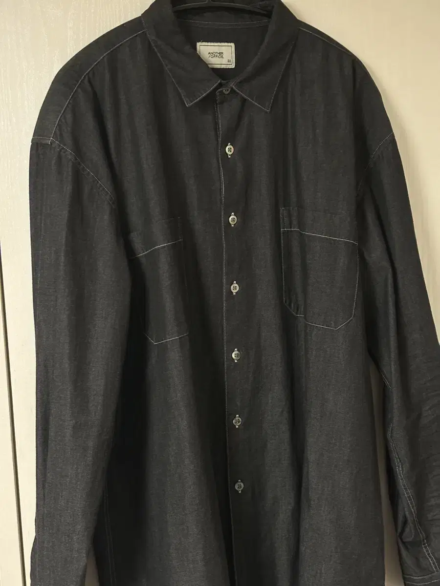 AnotherOffice Comfy Denim Shirt Black 2