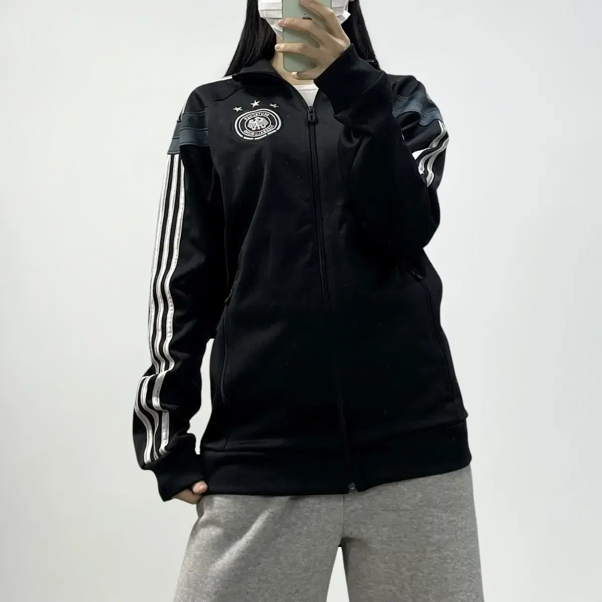 Adidas Germany Tracktop Jersey Black Grey