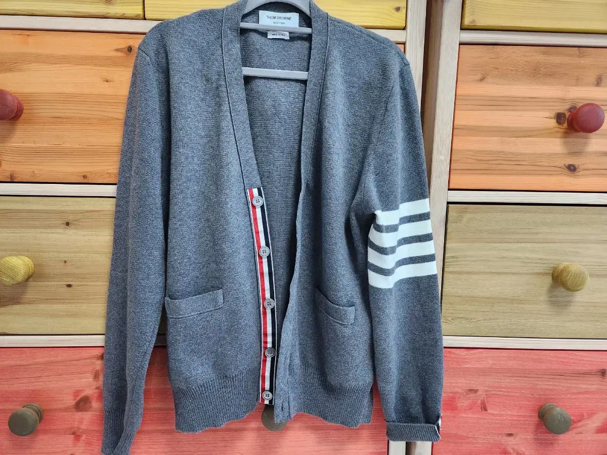 (Department Store)Thom Browne Milano Stitch Cardigan