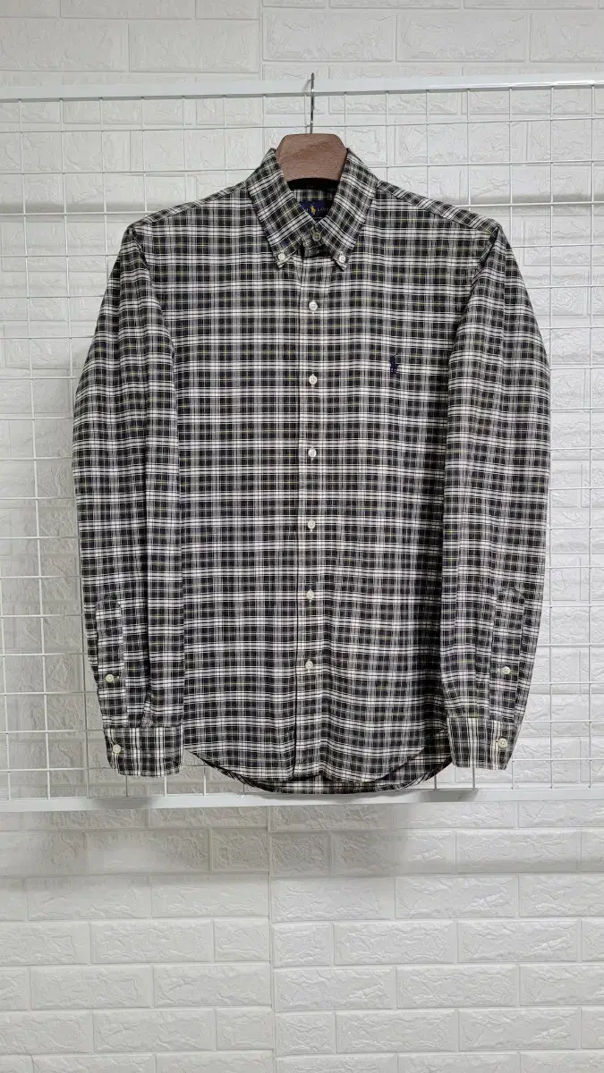 [S]Polo Ralph Lauren New Spandex Multicolor Tartan Check Men's Shirt MeasurementM