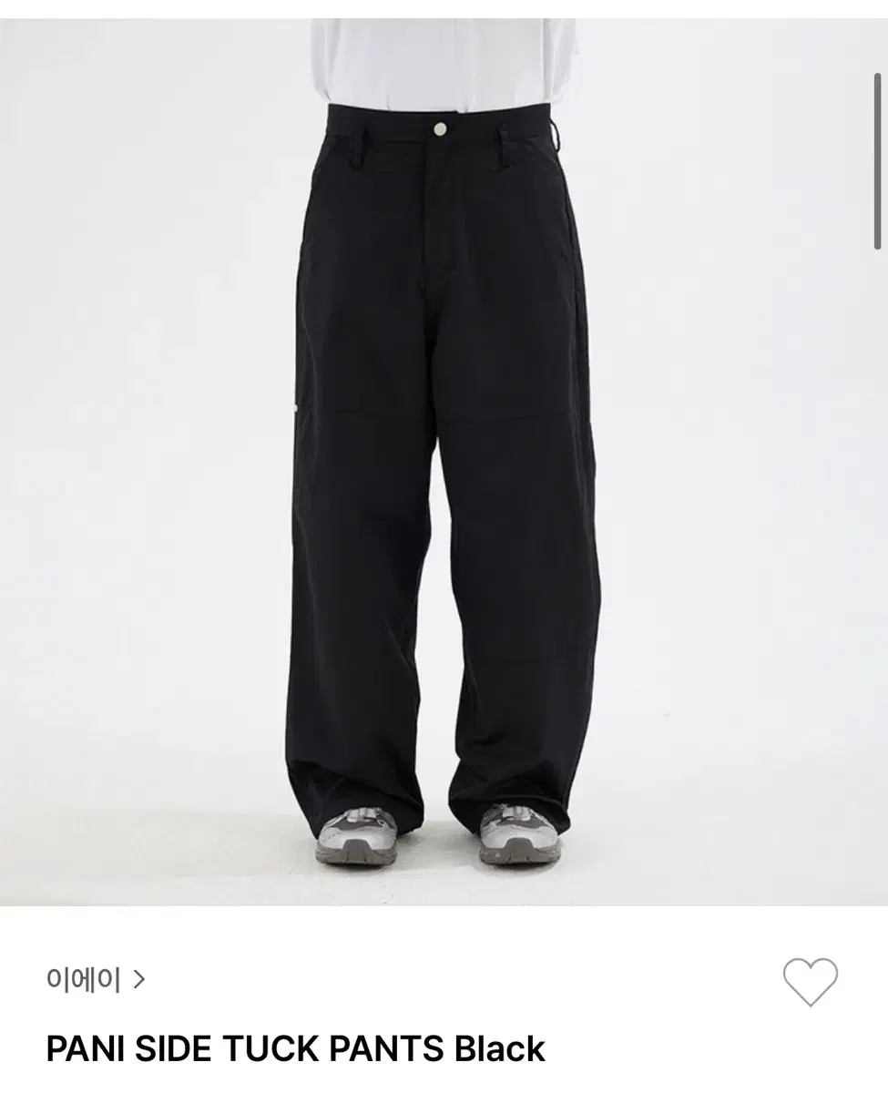 ieyi pani side tuck pants black iey(m)