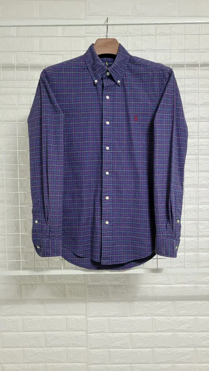 [S]Polo Ralph Lauren New Spandex Multicolor Tartan Check Men's Shirt MeasurementM