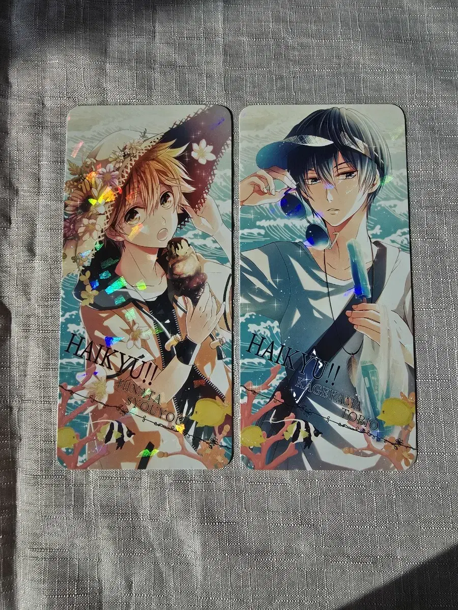 Haikyuu hinata Kageyama Summer yeoreum Kard Deck