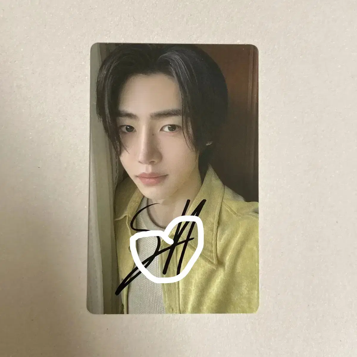 Quick sale enhypen sunghoon autographed poca