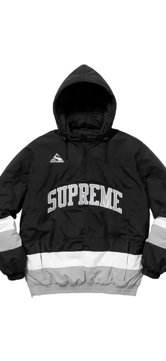 [L] (communicable) 17FW Supreme Hockey Pullover Padded Windbreaker