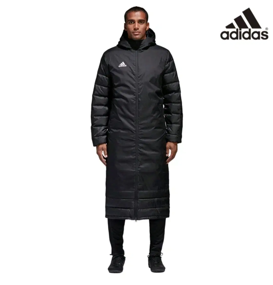 (100) Adidas Benchcoat Down Long Puffer