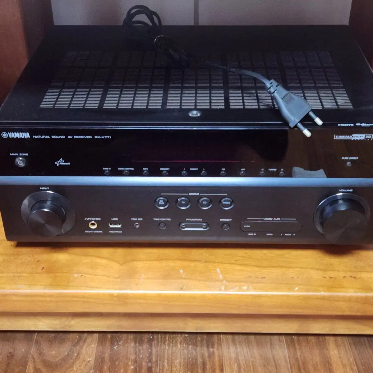 YAMAHA RX-V771 AV RECEIVER 고장품.정크