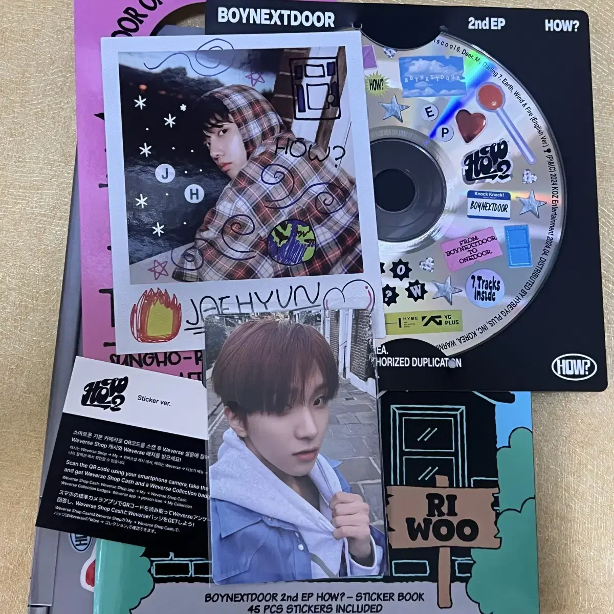 Boynextdoor HOW Stickers Album