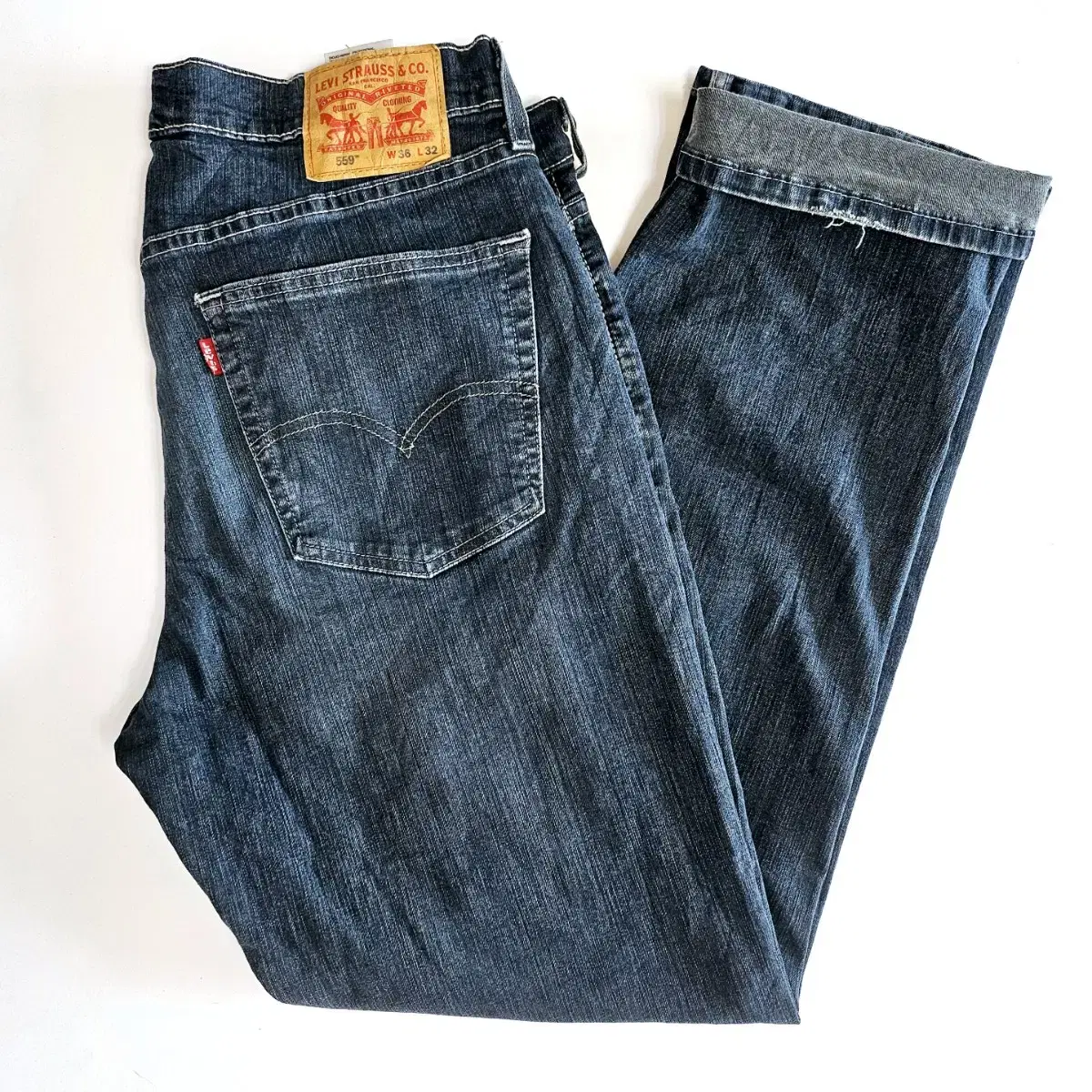 [Levi's] 559 Relaxed Straight Denim jin dark blue / 36x32