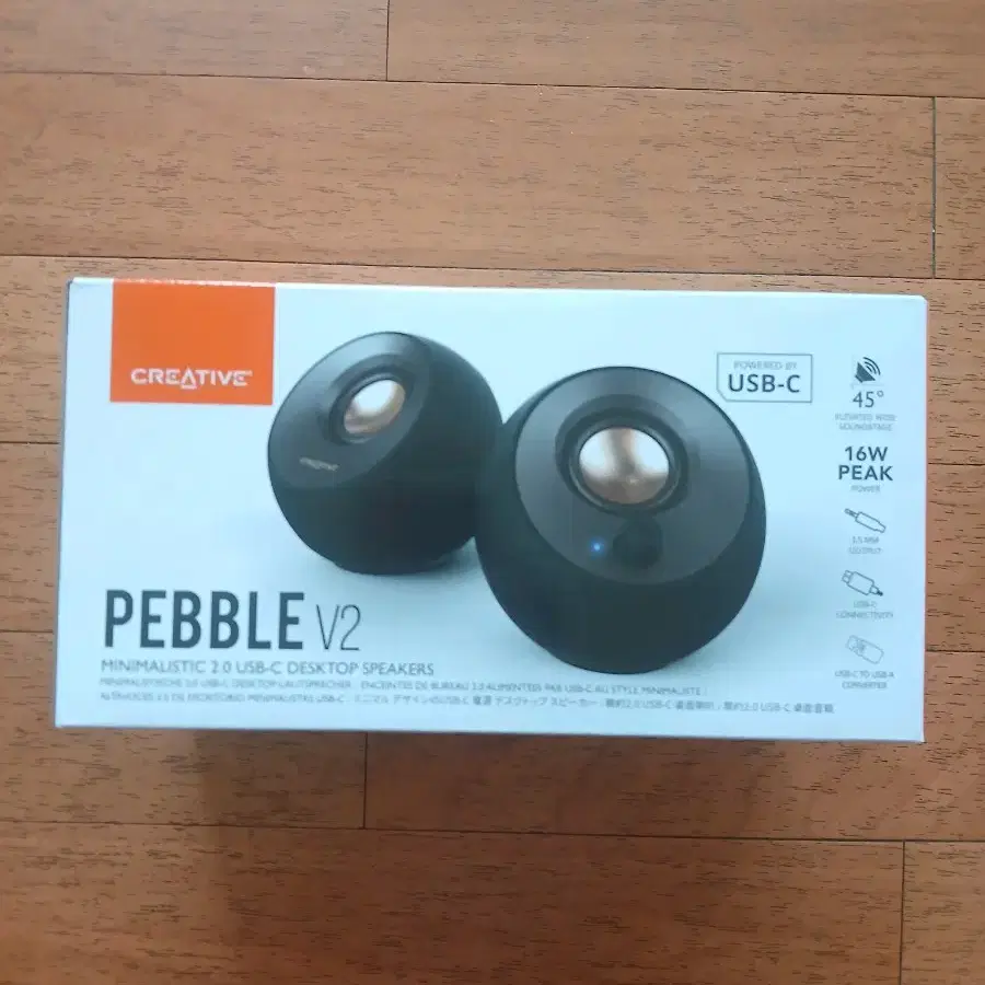 [미개봉 택포] 크리에이티브 페블 V2 스피커 PEBBLE V2