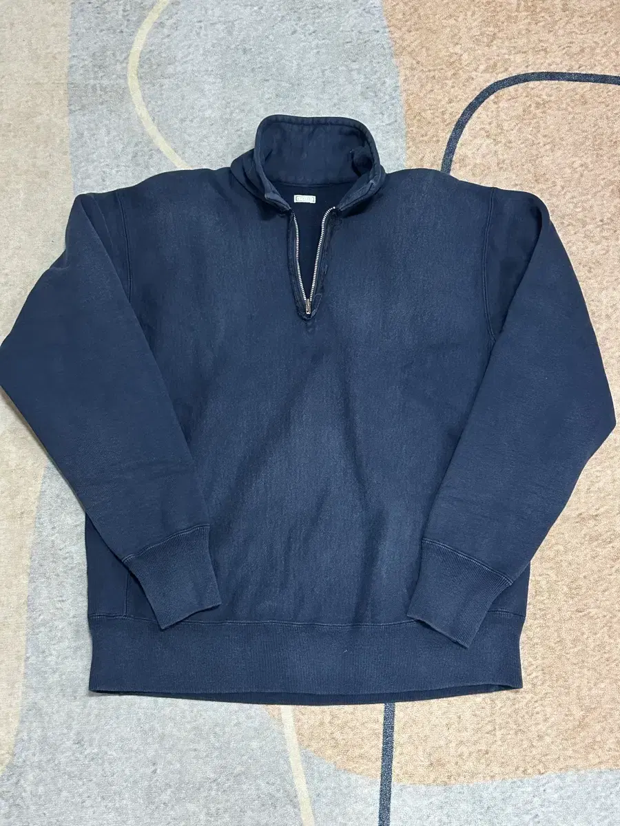 [3] Apres-Season 24 SS Vintage Half Zip Sweatshirt Navy