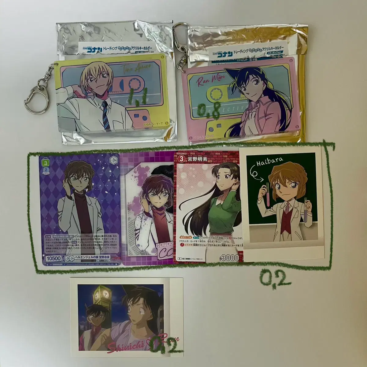 Conan acrylic pasha amuroan haibara shinran tributary