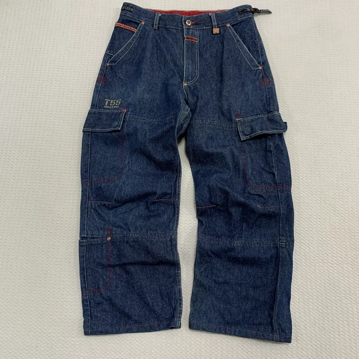 [32]90s Triple 5 soul Denim Cargo Pants (A6-24-119)