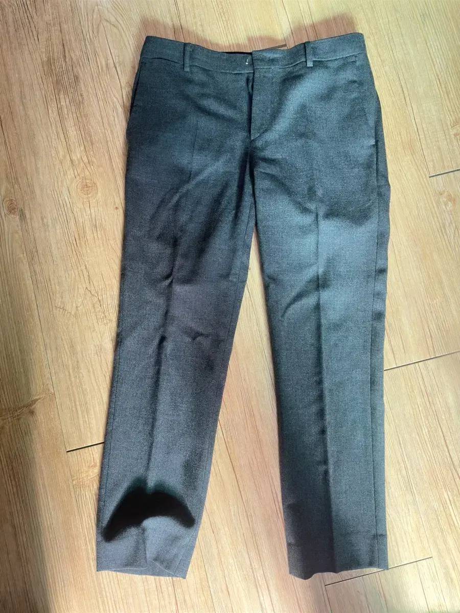 Solid Homme men's slacks size 46 grey collar