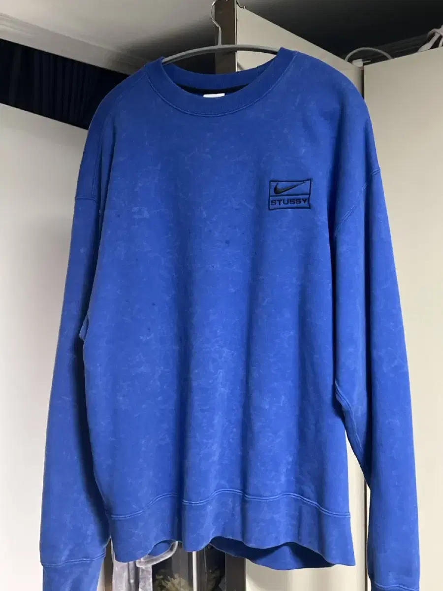 Natusi Washed Crewneck Game Royal M