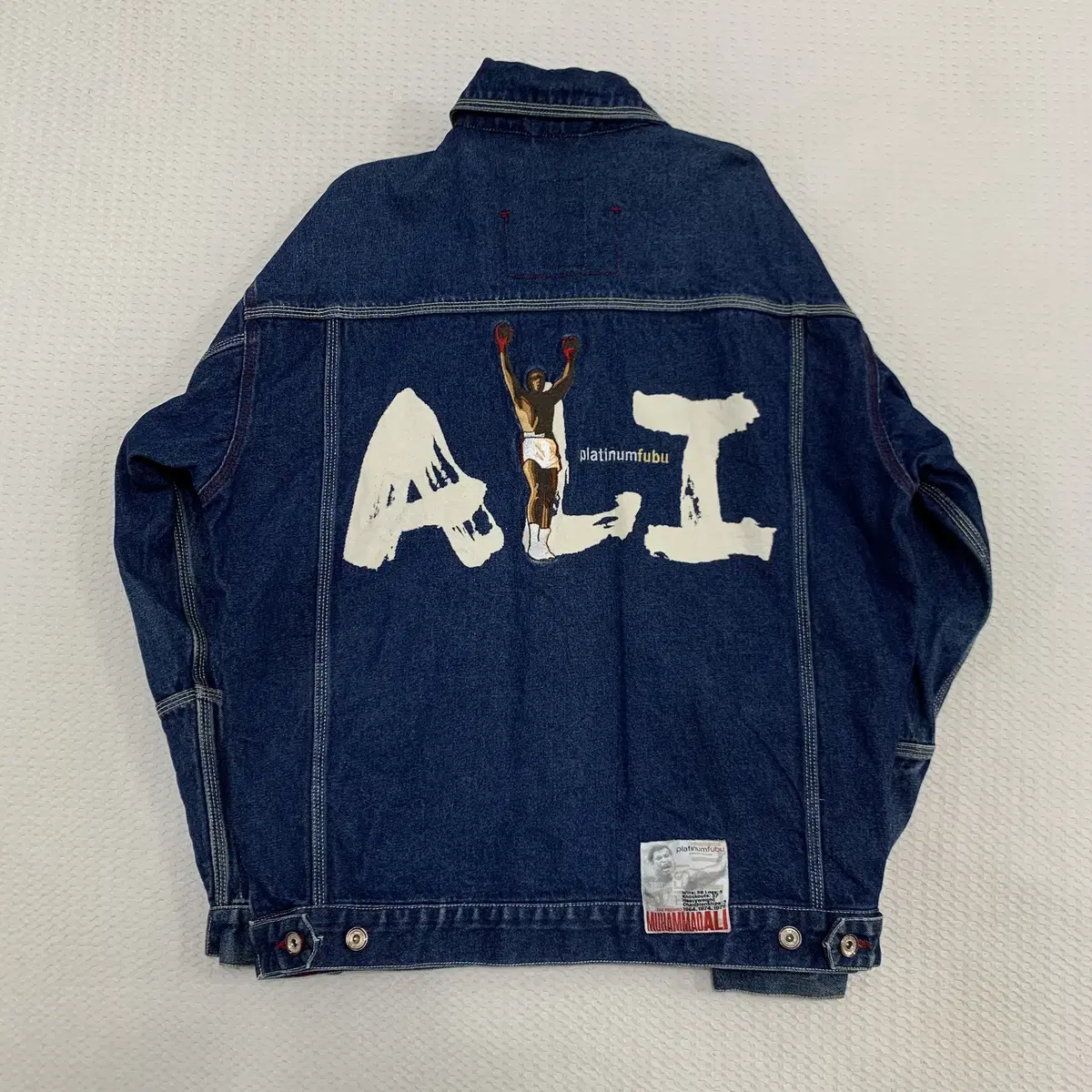 [XXL]Premium Fubu Muhammad Ali Jeans Jacket (C1-11-29)