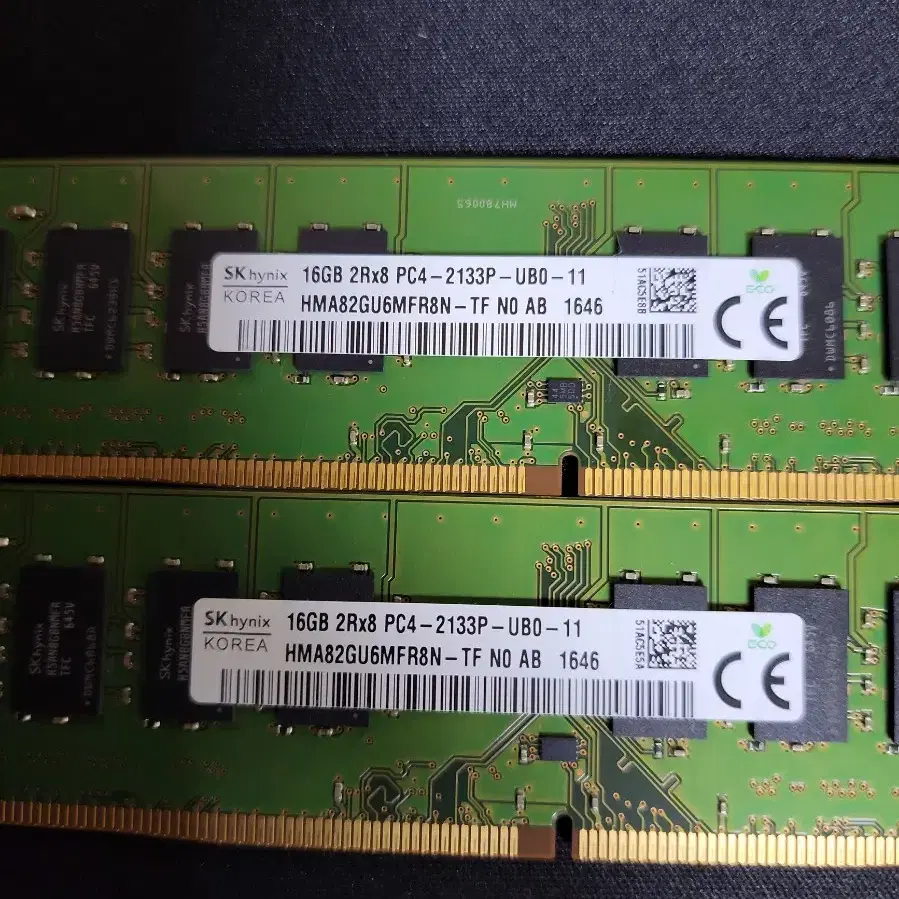 하이닉스 ddr4 pc4 2133p 16gb 두개 총 32gb