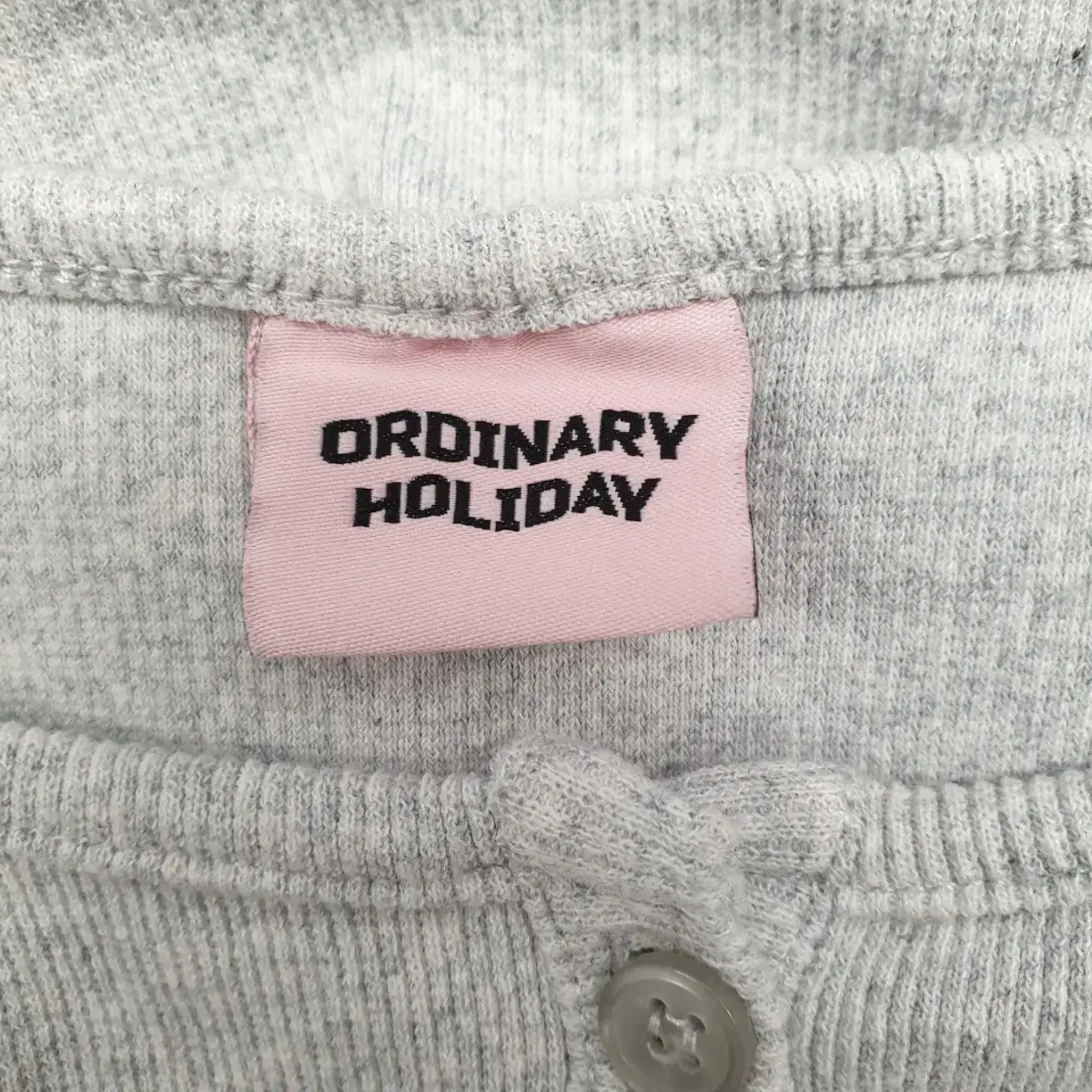 빈티지 만원샵 ORDINARY HOLIDAY 연그레이 가디건