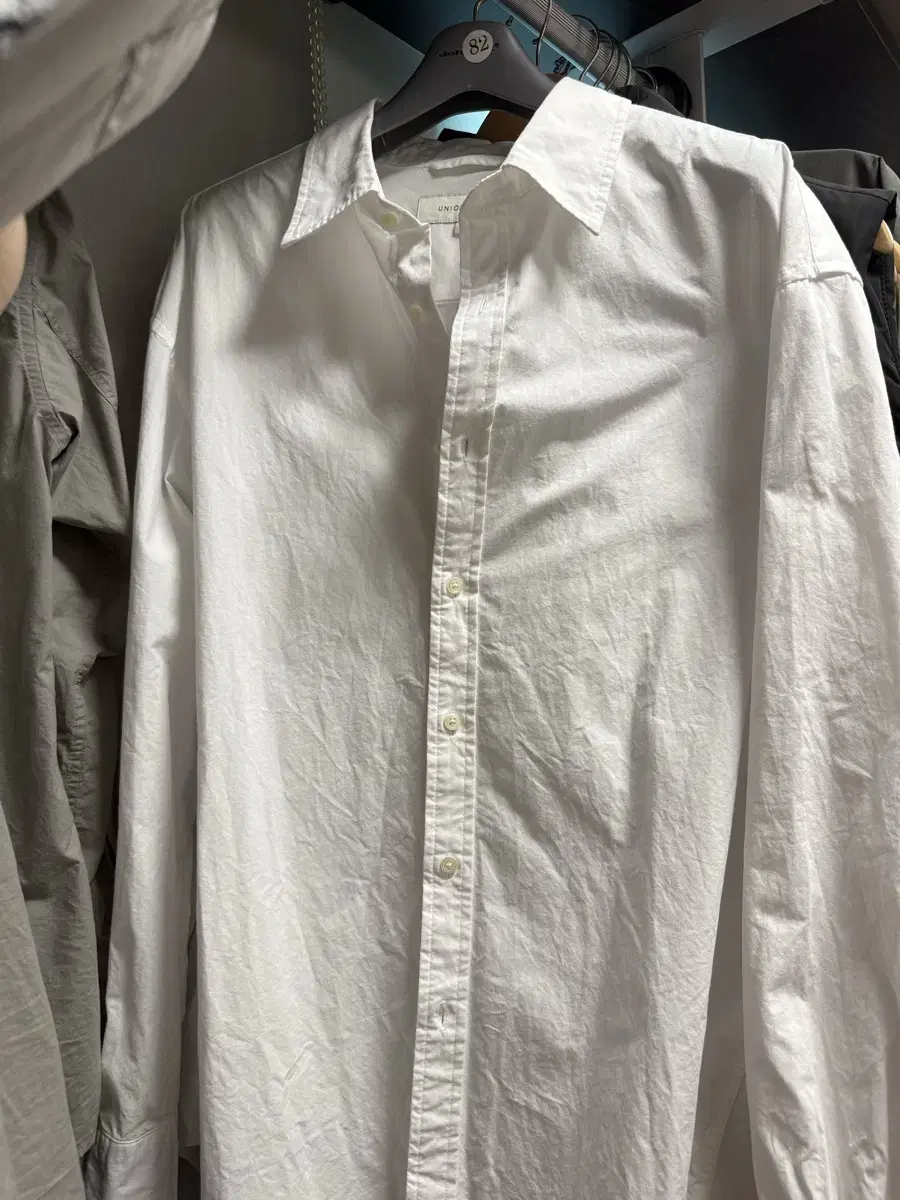 Union Blue Laundry Shirt M White